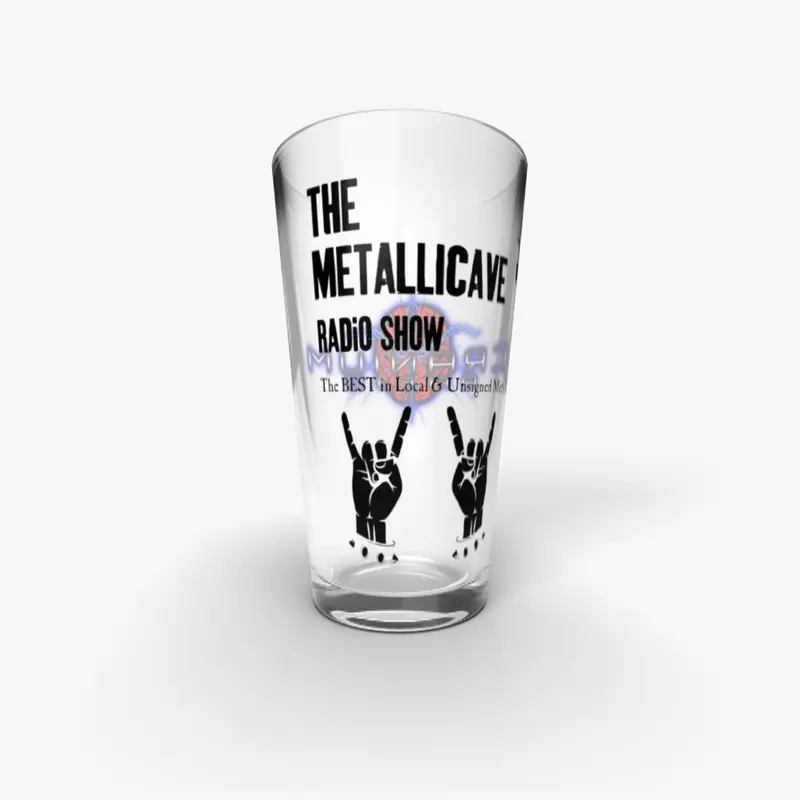 The Metallicave 2 Pint Glass